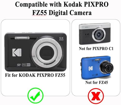 Amazon | Kodak Pixpro FZ55用ケース、ソフトシリコンデジタルカメラ